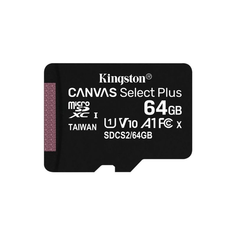 Cartão de Memória MicroSD Kingston 64GB SDCS2 Canvas