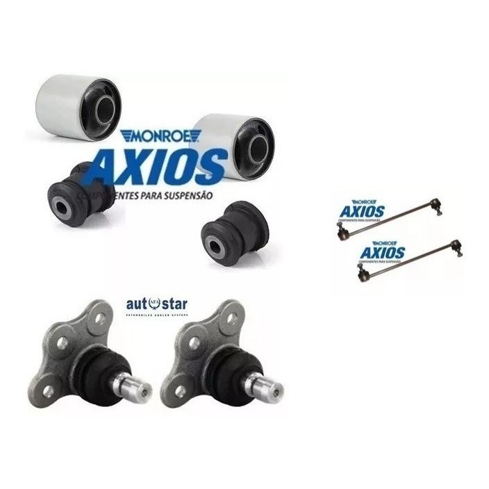 04 Buchas Bandeja Bieleta Axios + Pivo Ecosport Fiesta em Oferta na Shopee