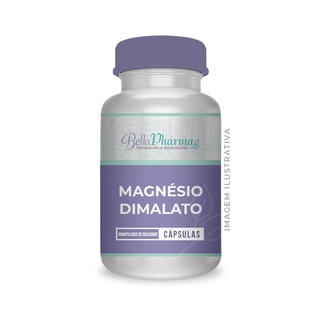 MAGNÉSIO DIMALATO 550MG - 120 CÁPSULAS em Oferta na Shopee