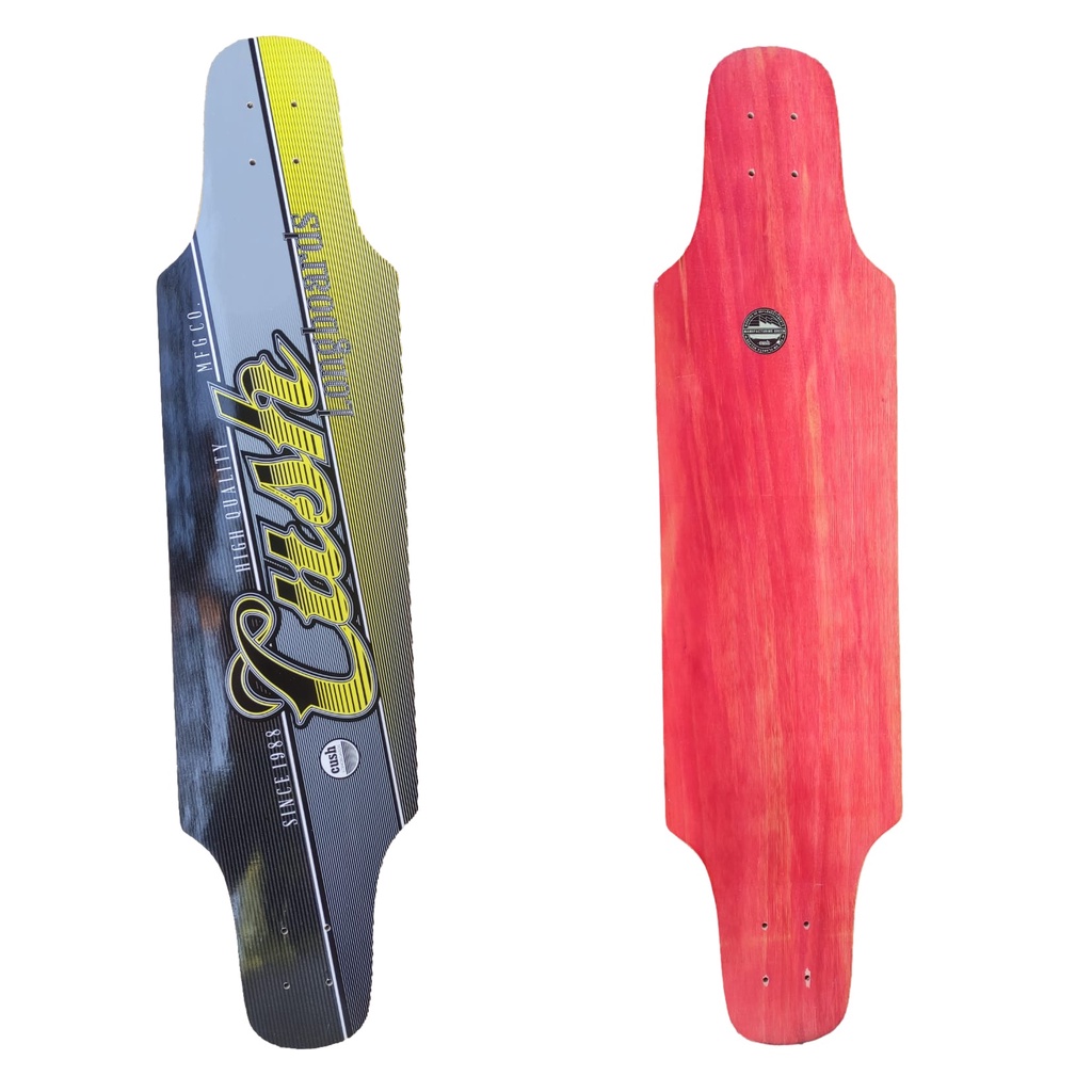 Shape Cush Longboard Skate Marfim Sm21 98x24cm