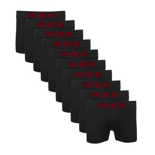 Kit 5 Cueca Boxer Masculino Microfibra Original Preto