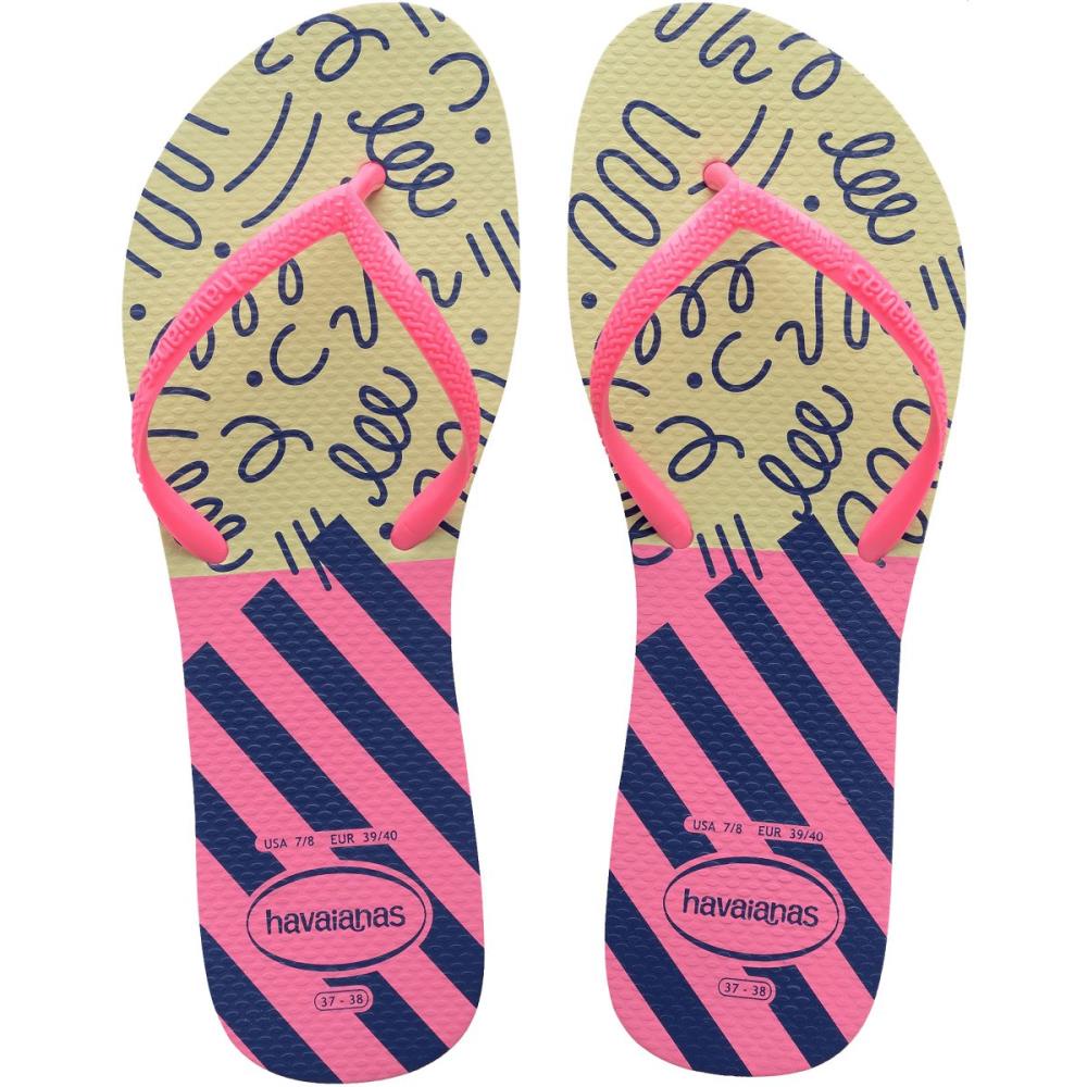 Chinelo Havaianas Feminino Flat Mix Lima Chinelo Feminino Tamanho 35 36 37 38 39 40 Shopee Brasil