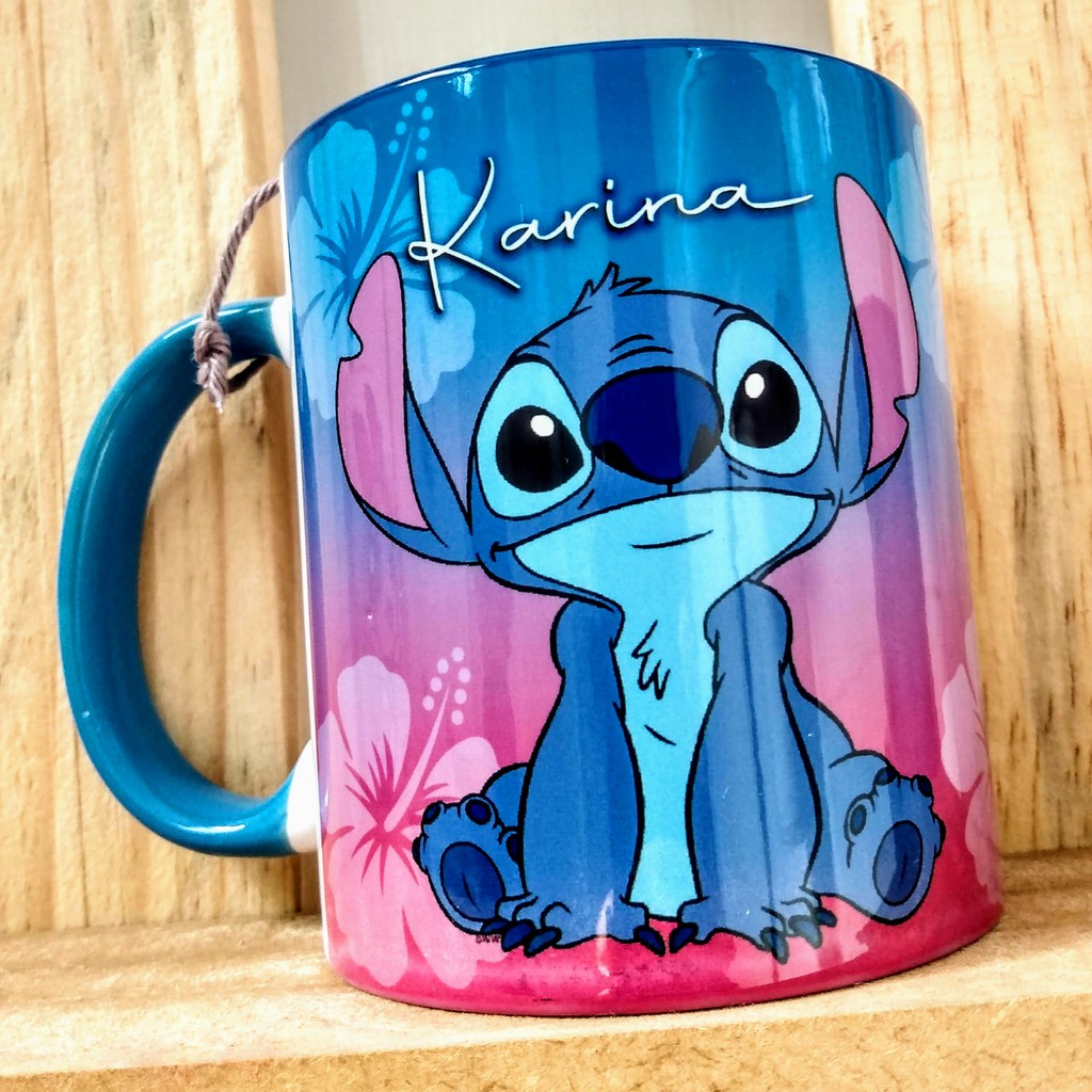Caneca cerâmica personalizada Stitch