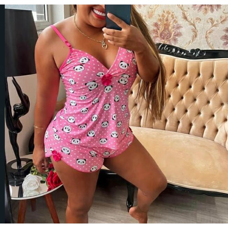PIJAMA/Baby Doll Conjunto barato promoção CAPADOCCI