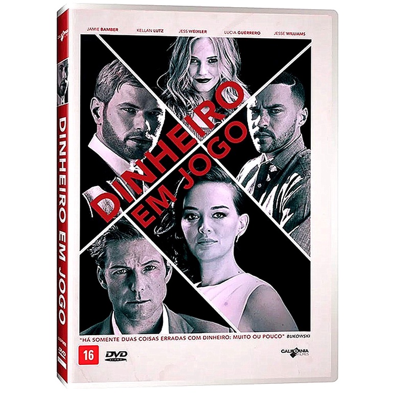 DVD Dinheiro em Jogo - ORIGINAL Califórnia Filmes - Jesse Williams - Suspense Policial Novo Lacrado