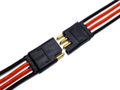 Conector 4 Vias Com Fio 4,0 Mm - Chicote Para Caixa Plug Anti-erro Som Automotivo