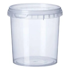 Pote com Lacre Redondo 500ml - Plastilânia - Bolo no pote - Marmitinha - Armazenar Alimentos