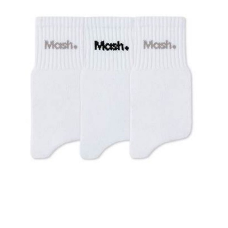 Kit 3 Pares Meia Esportiva Cano Curto Masculina MASH