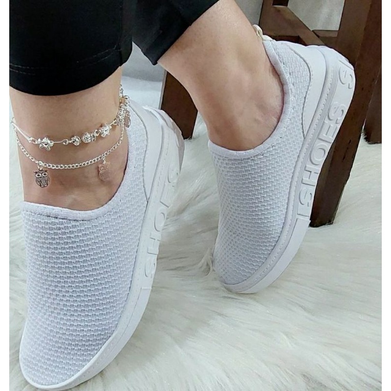 Tenis Meia Feminino Sapatenis Sliper-on