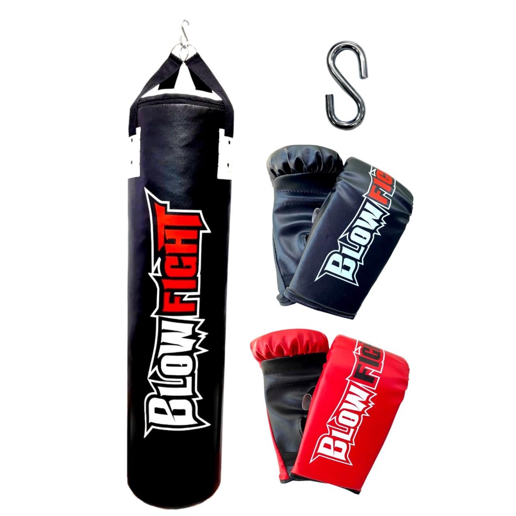 Kit Saco De Pancada Boxe 1,20 Cm + 2 Luvas Bate Saco Shopee Brasil