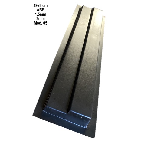 Forma 3d Molduras Sanca Roda Teto 49x08cm Abs 1,5mm Molde Gesso 3d MD05