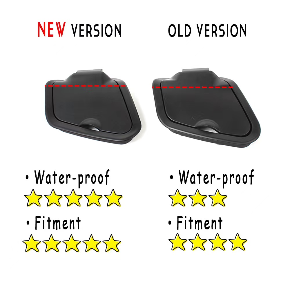 Para Yamaha NMAX v2 2020-2023 Tampa De Bolso Lateral À Prova D'água Compartimento De Porta USB