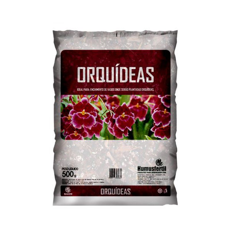 kit Substrato Orquídeas 500 g Humusfertil com 2 unidades