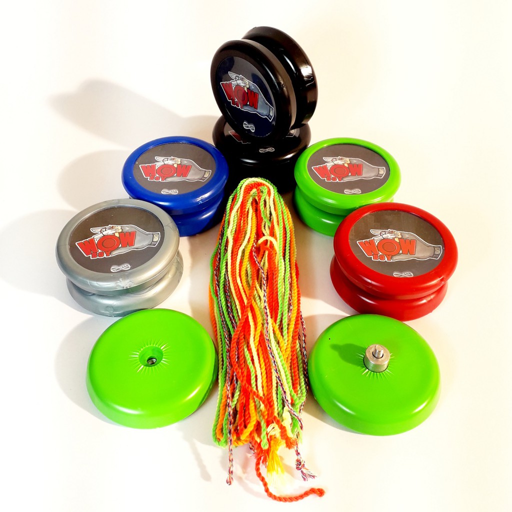 Yoyo (ioiô) Timeless Wow eixo fixo de alumínio  + 10 cordas