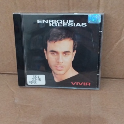 Cd ENRIQUE IGLESIAS-VIVIR | Shopee Brasil