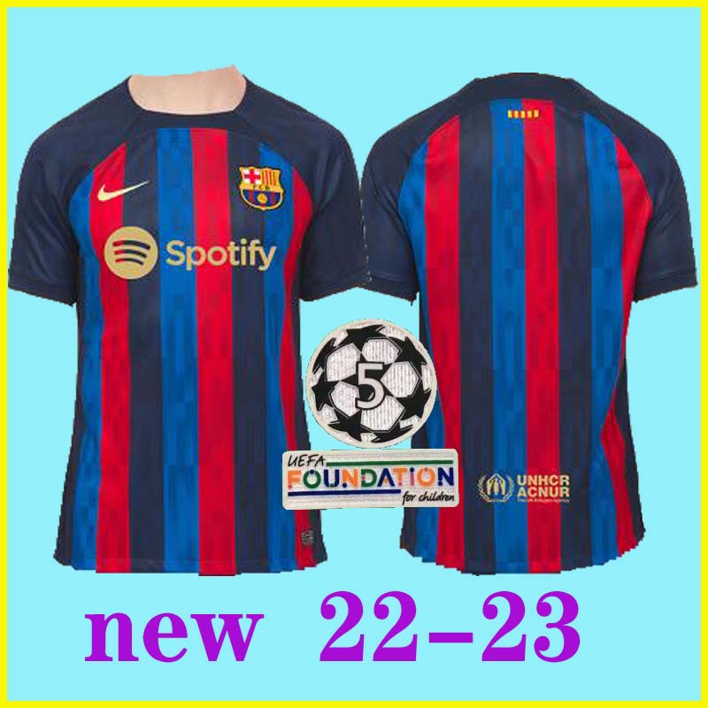 (Fan Version) 2023 Camisa 22-23 Barcelona Home Fati 10 Pedri 16