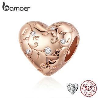 Bamoer Prata 925 Formato Retrô Charmoso