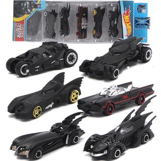 Hot Wheels 6pcs 1 : 64 Batman Batmobile Vingadores Carros Liga da Justiça  Metal Veículo Brinquedos De Brinquedo Para Crianças Presente De Natal