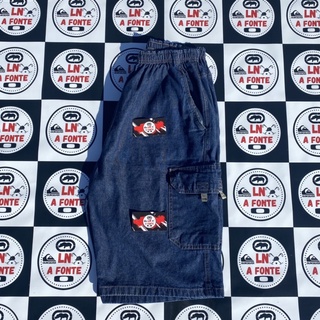 Bermuda Cargo Dazzling Jeans Escuro