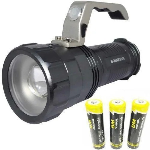 Lanterna Holofote Led 1200 Lumens B-max 8806 Super Potente[ | Shopee Brasil