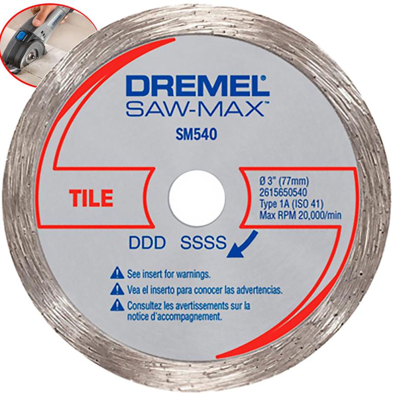 Disco de Corte Diamantado para Dremel SAW MAX DSM540 DREMEL em Oferta na Shopee