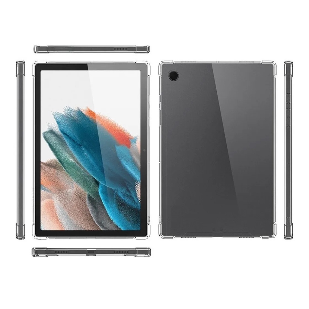 Capa Capinha Antishock Case Bordas Reforçadas Compatível Samsung Galaxy Tab A8 X200 X205 Tela 10.5