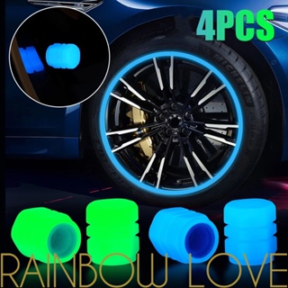 1/4 Pacotes Universais De Mini Tampas De Válvula De Pneu De Carro/Cubo De Roda Haste Luminosas/Capas De Bicos Fluorescen em Oferta na Shopee