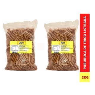 Pururuca de Trigo Listrada 2kg + Sal de bacon ( Pellet de trigo listrada)