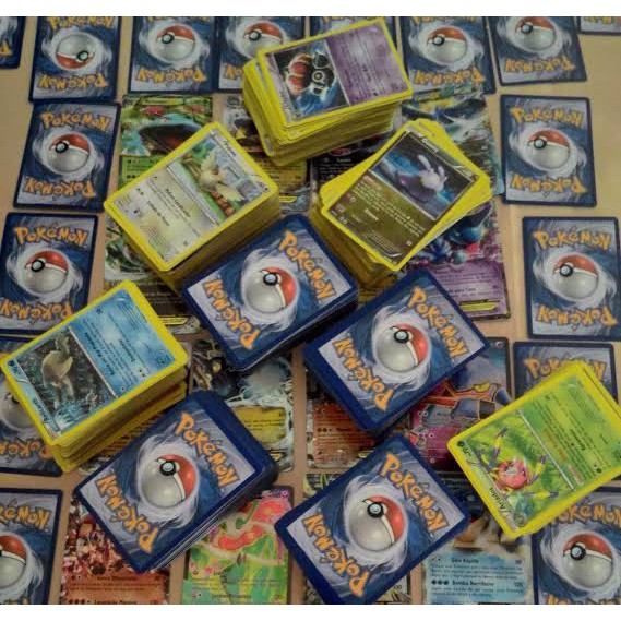 Pacote Com 50 Cartas ORIGINAL COPAG POKEMON TCG Shopee Brasil