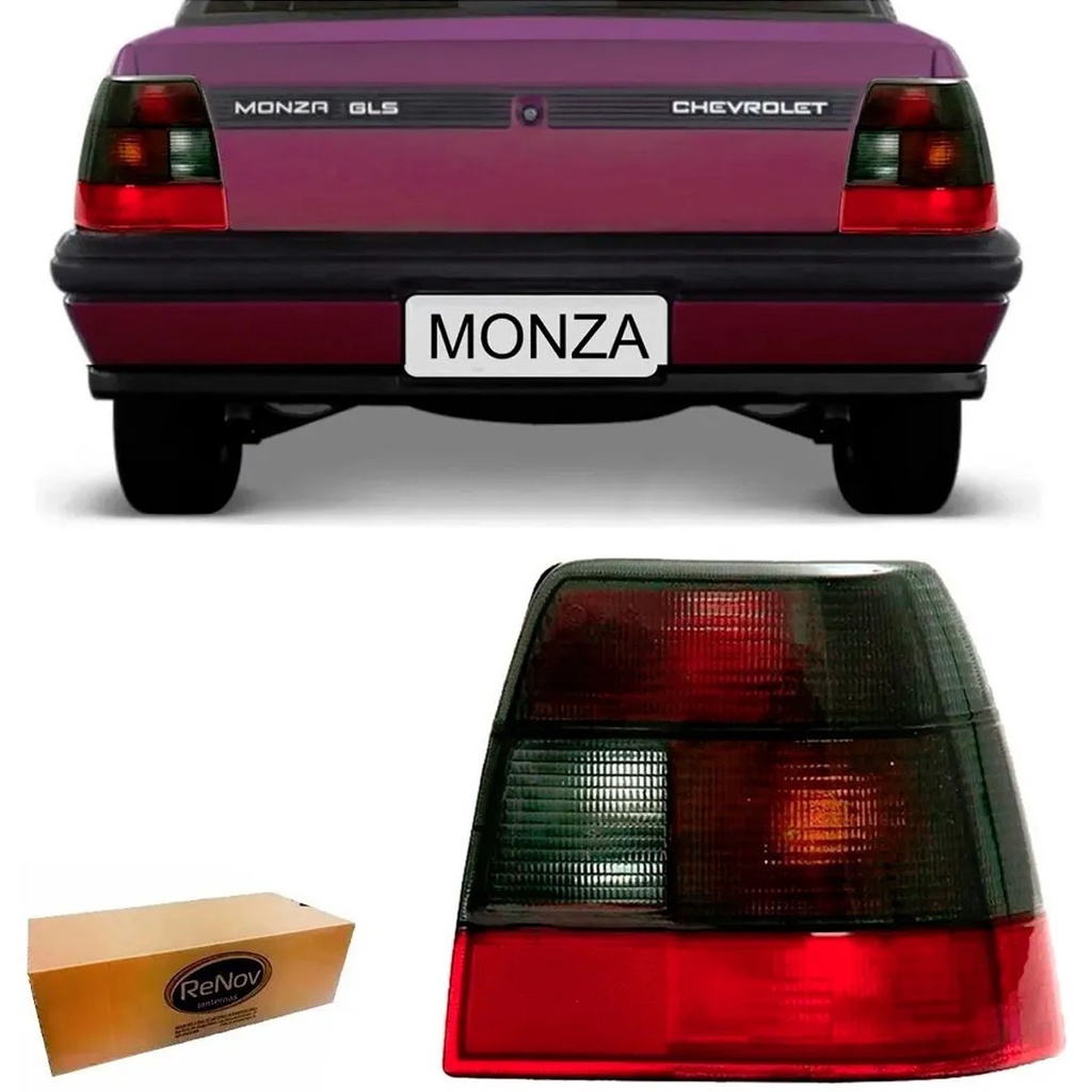 Lanterna Traseira Gm Monza Tubarão 1991 1992 1993 1994 1995 1996 Fumê