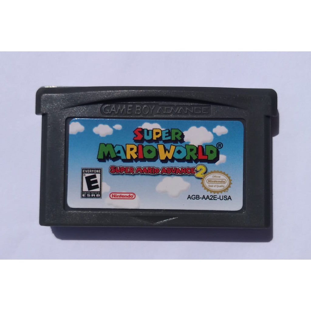 Super Mario World - Cartucho Fita Para Game Boy Advanced / Nintendo Ds