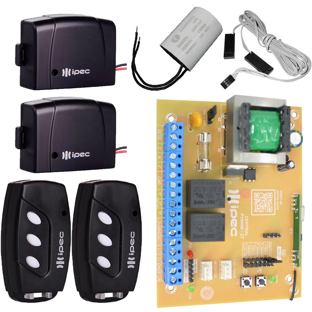 Placa Central Motor Rossi Mx30 Kx30fs Controle 3 Canais Tx Car Farol Alto Carro Moto Capacitor Sensor Fim de Curso Deslizante