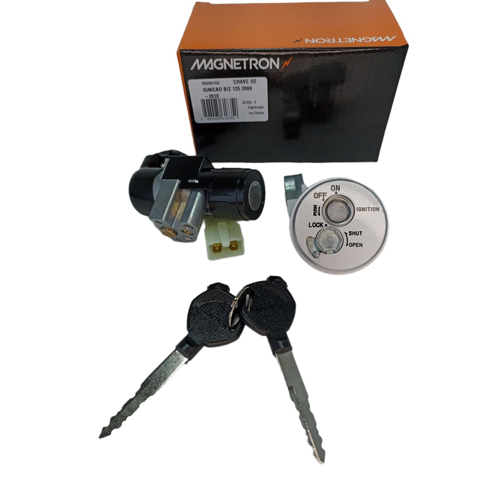 Kit Chave Ignição Biz 125 + Es Ks 2009 a 2010 (2 Peças) em Oferta na Shopee
