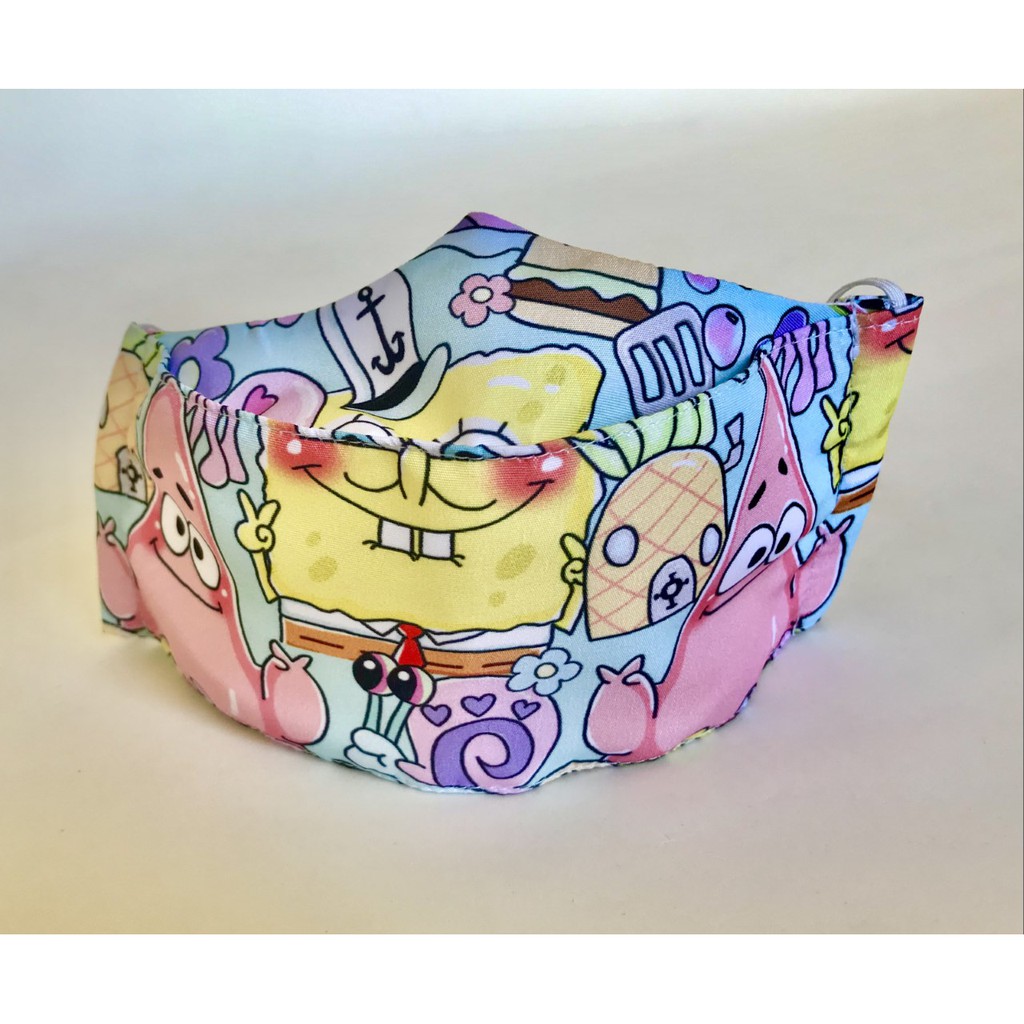 Máscara 3d Bob esponja / Máscara do Bob esponja / Bob Esponja / Máscara