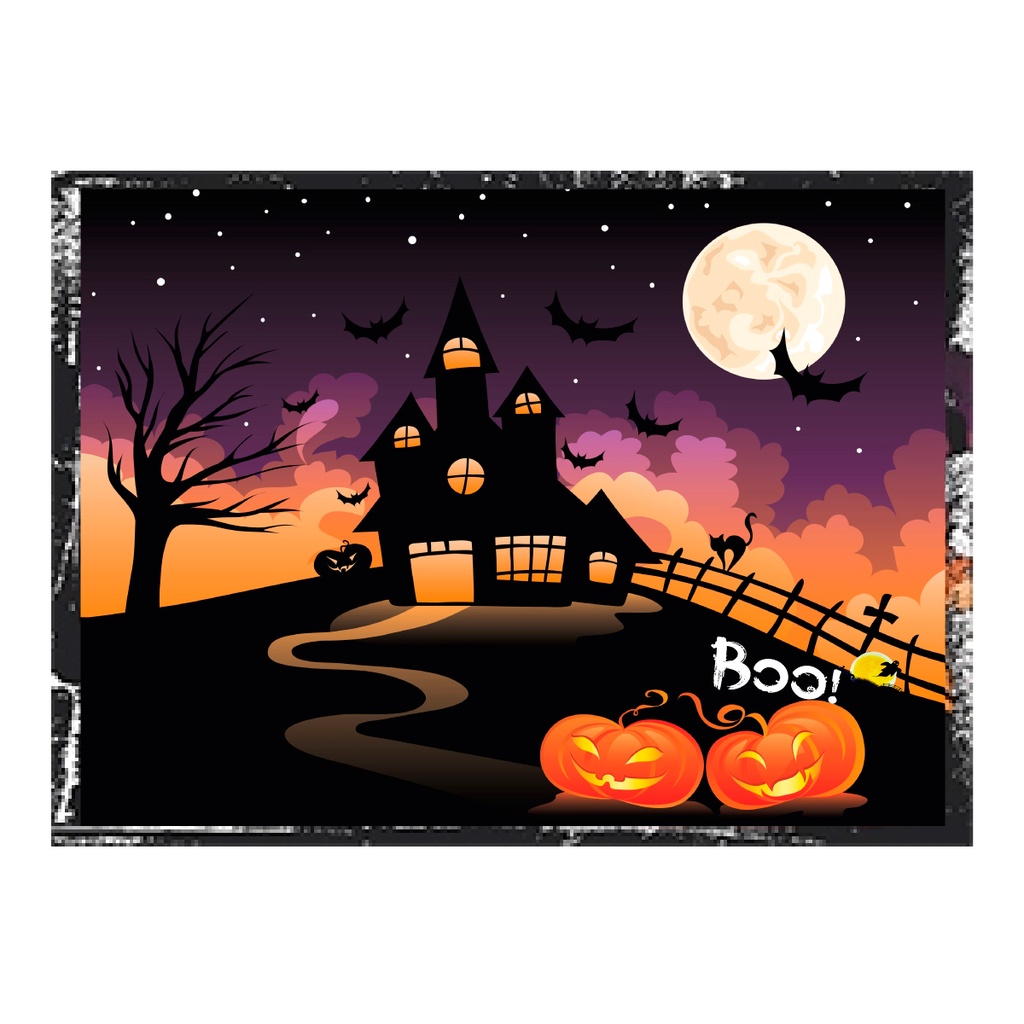 Painel Halloween Gigante 1,40 X 1,00m