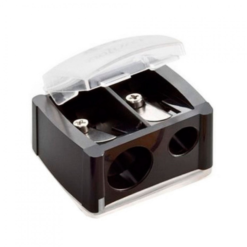 Apontador Duplo para Lápis Macrilan AP-01 em Oferta na Shopee