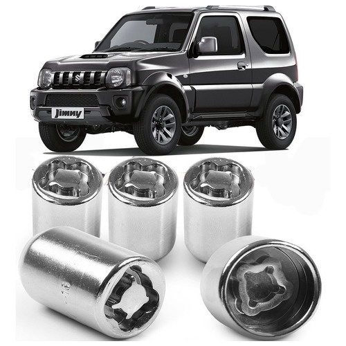 Kit Parafuso Porca Antifurto Roda Suzuki Jimny Todos