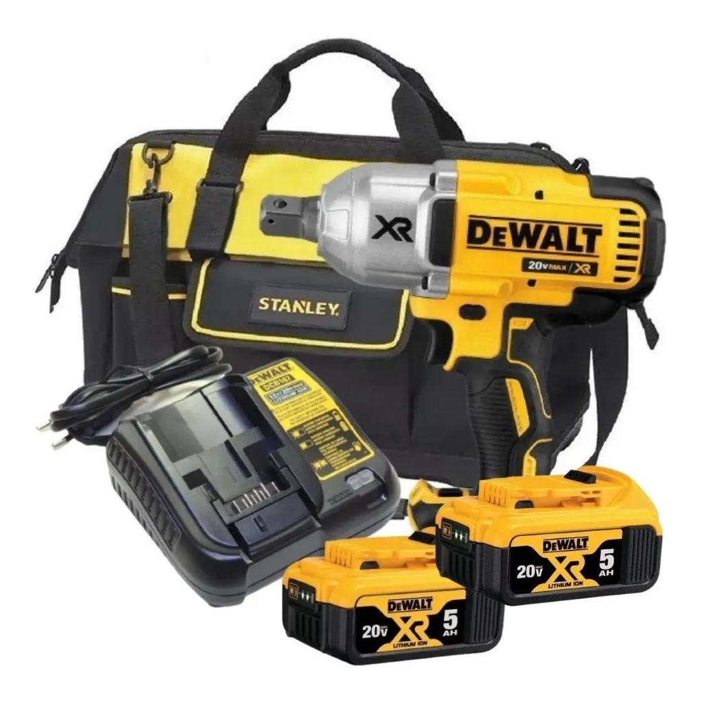 Chave De Impacto 3/4 A Bateria 20v Max Dcf897 Dewalt + Bolsa