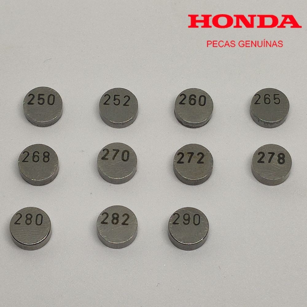 Pastilha Válvula Honda CB300 CBX250 Twister XR250 Tornado XRE300 - 1 UNIDADES