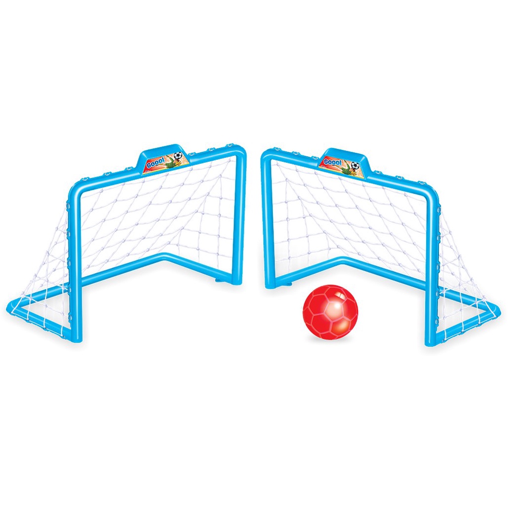 Mini Trave Chute A Gol Futebol Infantil 2 Traves 2 Redes 1 Bola Apolo Brinquedos