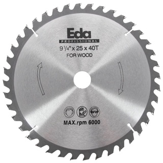 Serra Circular 9.1/4" 40 Dentes EDA