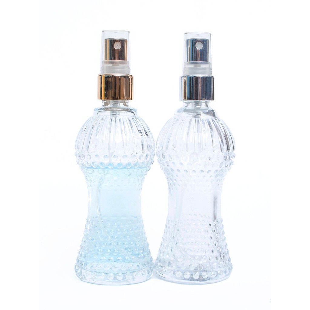 Kit 05 Frascos de Vidro Cinturinha 100ml Com Válvula Home Spray Luxo em Oferta na Shopee