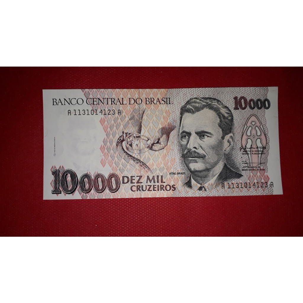 Cedula C 223 10000 Cruzeiros 1991 - Sobfe