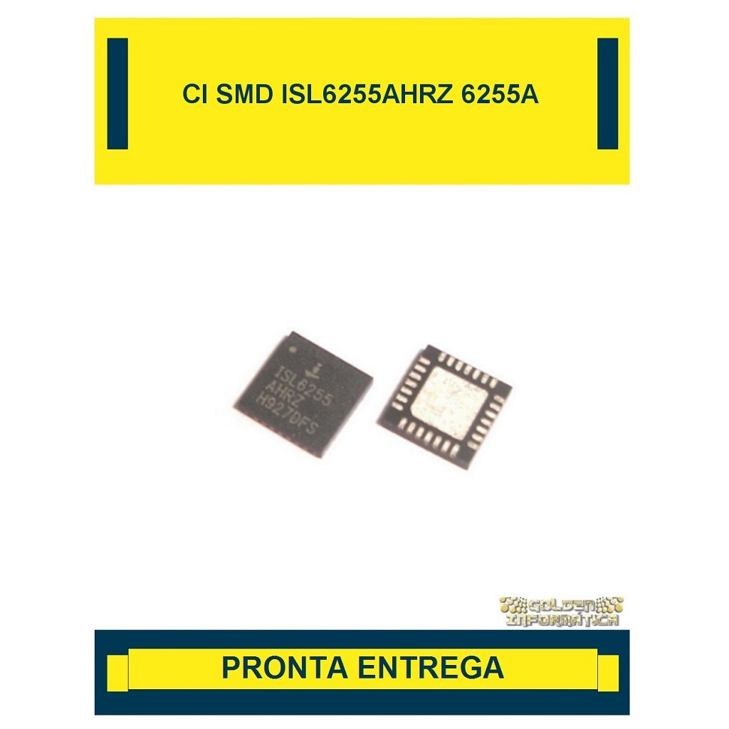 CI SMD ISL6255AHRZ 6255A NOVO LACRADO | Shopee Brasil