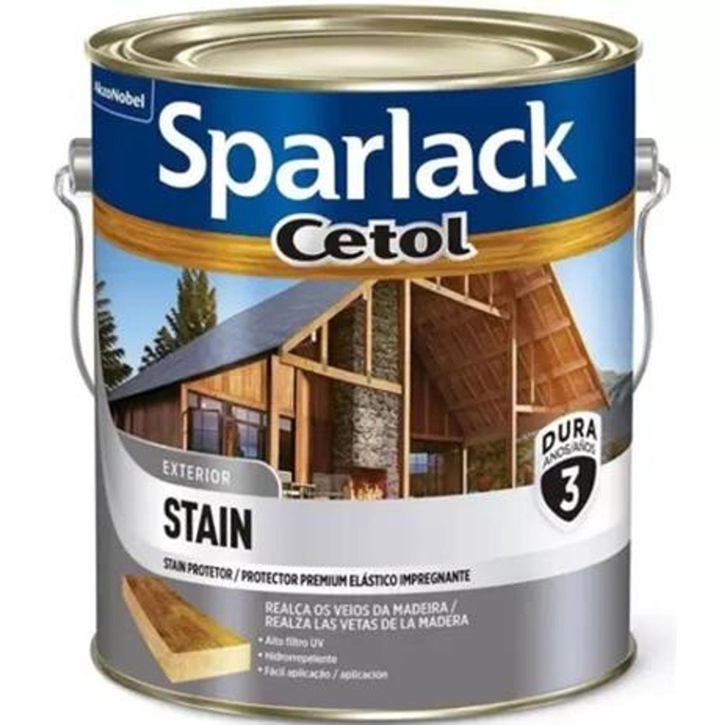 Verniz Cetol Stain Natural Acetinado 900ml Sparlack