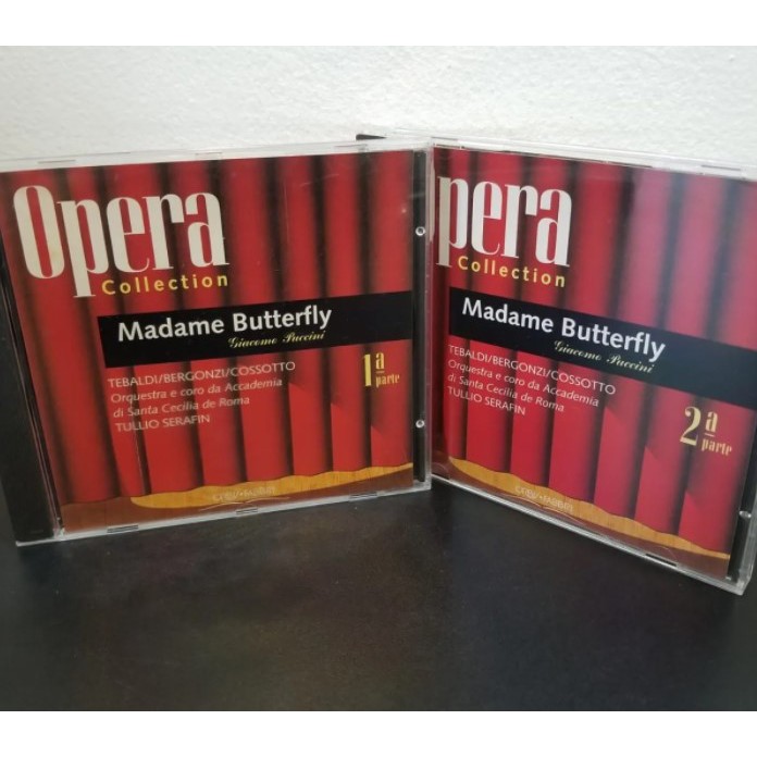 2 Cds Ópera Giacomo Puccini - Madame Butterfly 1ª e 2ª Partes