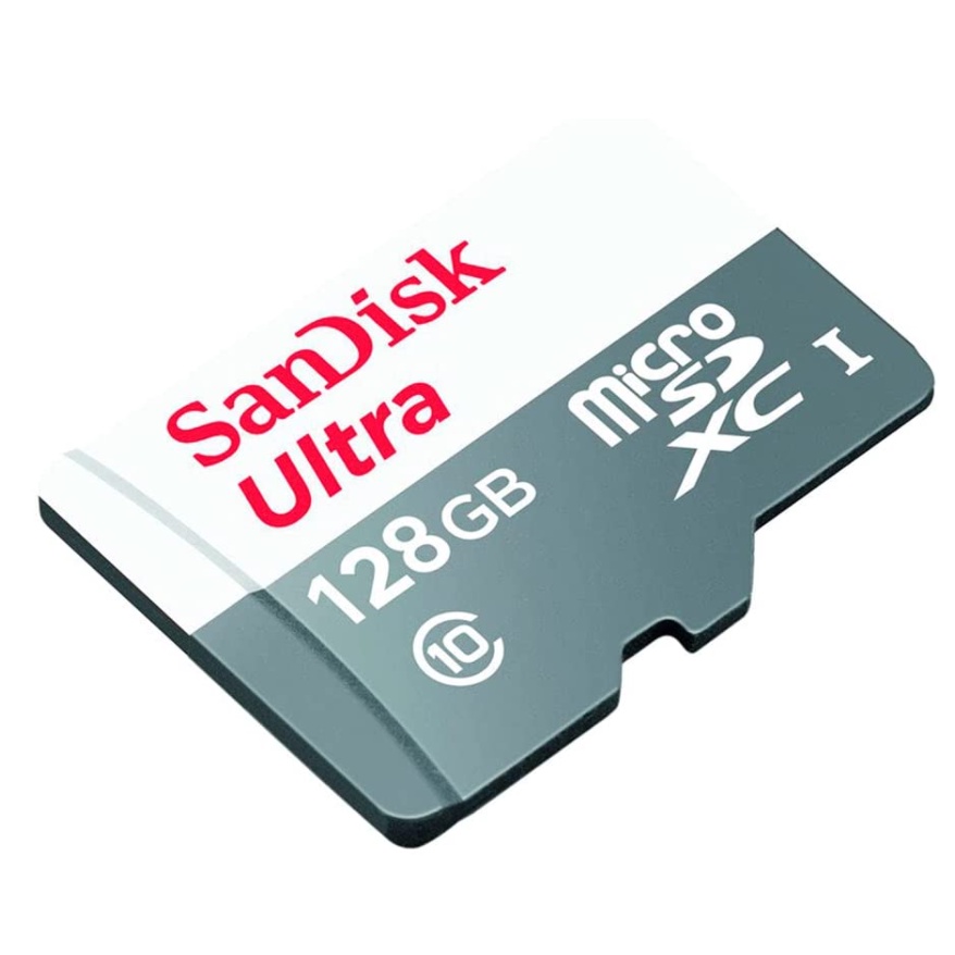 Cartão SanDisk Ultra 128GB 100MB/s UHS-I Classe 10 microSDXC SDSQUNR-128GB- GN6MN | Shopee Brasil