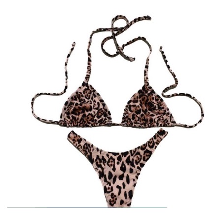 Biquíni Asa Delta Onça Moda Praia Sem Bojo Cores Promoção