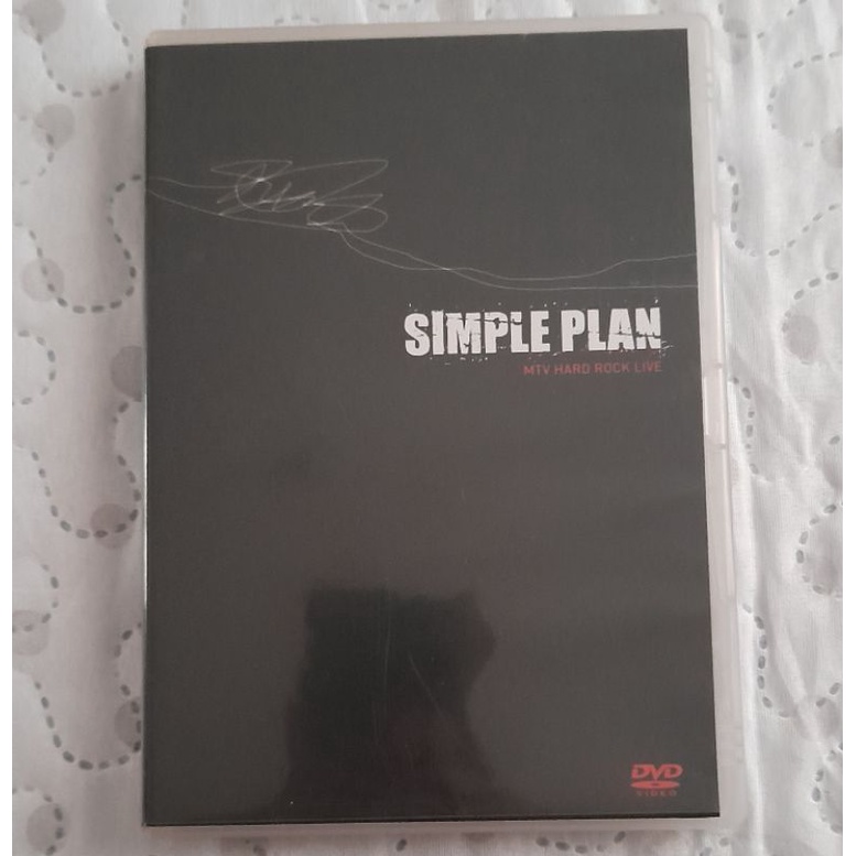 Dvd simple plan mtv hard rock live usado.