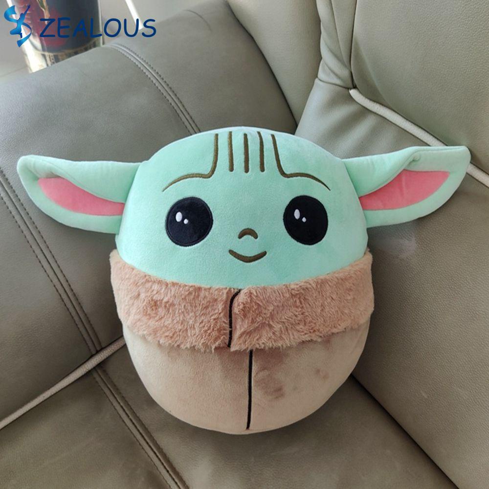 ZEALOUS Cute Hot Sale 13/26CM Squishmallow Kids Toys Child Gifts Baby Yoda Plush Pillow Doll